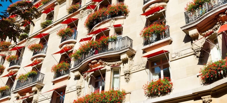 The Hotel Plaza Athenee is a Brunei-owned historic luxury hotel in Paris,  France. It is located at 25 Avenue Montaigne in the 8th arrondissement of  Paris, near the Champs-Elysees. Stock Photo